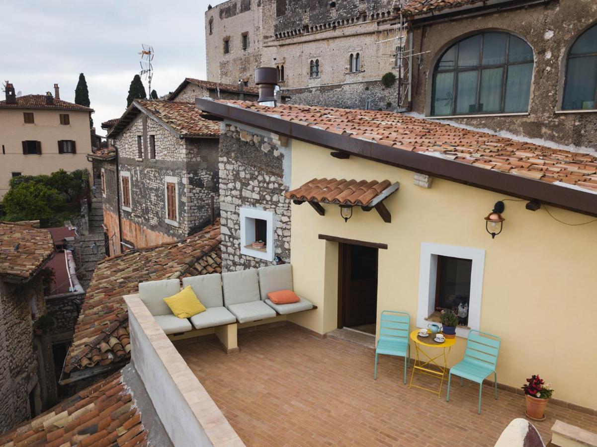 Aurora Medieval House Sermoneta Kültér fotó
